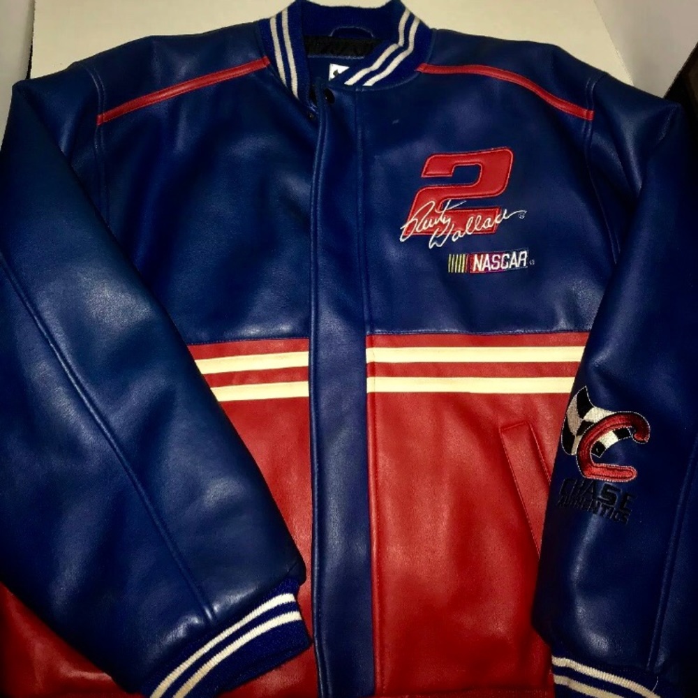 Rare nascar Rusty Wallace Official Racer Jacket